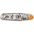 1592342 Driver Side Halogen Headlight, With bulb(s), OE Replacement