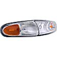 1592343 Passenger Side Halogen Headlight, With bulb(s), OE Replacement