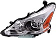 1592503 Driver Side Halogen Headlight, With bulb(s), OE Replacement, Sedan