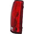 1610049 Passenger Side Halogen Tail Light, With bulb(s), Red Lens