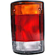 1610210 Driver Side Halogen Tail Light, Without bulb(s), Red Lens