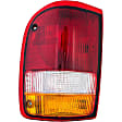 1610230 Driver Side Halogen Tail Light, Without bulb(s), Amber, Clear & Red Lens