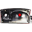 1610251 Passenger Side Halogen Tail Light, Without bulb(s), Clear & Red Lens