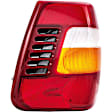 1610321 Passenger Side Halogen Tail Light, Without bulb(s), Amber, Clear & Red Lens
