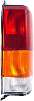 1610466 Driver Side Halogen Tail Light, Without bulb(s), Amber, Clear & Red Lens