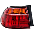 1610776 Driver Side Halogen Tail Light, With bulb(s), Red Lens