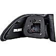 1610777 Passenger Side Halogen Tail Light, With bulb(s), Red Lens