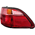 1610777 Passenger Side Halogen Tail Light, With bulb(s), Red Lens