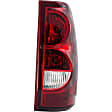 1610921 Passenger Side Halogen Tail Light, With bulb(s), Clear & Red Lens, Fleetside