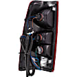 1610921 Passenger Side Halogen Tail Light, With bulb(s), Clear & Red Lens, Fleetside