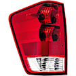 1610936 Driver Side Halogen Tail Light, Without bulb(s), Red Lens