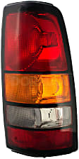 1610949 Passenger Side Halogen Tail Light, Without bulb(s), Amber & Red Lens, Fleetside