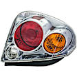 1611120 Driver Side Halogen Tail Light, With bulb(s), Amber, Clear & Red Lens