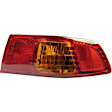 1611121 Passenger Side Halogen Tail Light, With bulb(s), Amber & Red Lens