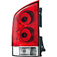 1611129 Driver Side Halogen Tail Light, With bulb(s), Clear & Red Lens