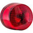 1611131 Driver Side Halogen Tail Light, With bulb(s), Red Lens, Coupe