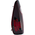 1611133 Driver Side Halogen Tail Light, Without bulb(s), Clear & Red Lens