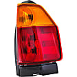 1611136 Passenger Side Halogen Tail Light, With bulb(s), Amber & Red Lens