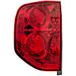 1611184 Driver Side Halogen Tail Light, Without bulb(s), Red Lens