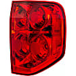 1611185 Passenger Side Halogen Tail Light, Without bulb(s), Red Lens