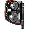 1611185 Passenger Side Halogen Tail Light, Without bulb(s), Red Lens