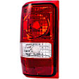 1611194 Driver Side Halogen Tail Light, Without bulb(s), Clear & Red Lens