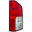 1611208 Driver Side Halogen Tail Light, With bulb(s), Clear & Red Lens