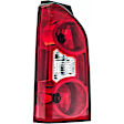 1611212 Driver Side Halogen Tail Light, With bulb(s), Clear & Red Lens