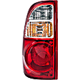 1611226 Driver Side Halogen Tail Light, With bulb(s), Clear & Red Lens, Fleetside