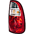 1611227 Passenger Side Halogen Tail Light, With bulb(s), Clear & Red Lens, Fleetside