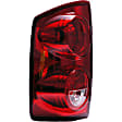 1611230 Driver Side Halogen Tail Light, Without bulb(s), Clear & Red Lens