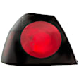 1611258 Driver Side Halogen Tail Light, With bulb(s), Red Lens