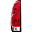 1611262 Driver Side Halogen Tail Light, With bulb(s), Clear & Red Lens