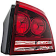 2007 Dodge Charger - Passenger Side Halogen Tail Light, Without bulb(s), Clear & Red Lens
