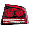 2007 Dodge Charger - Passenger Side Halogen Tail Light, Without bulb(s), Clear & Red Lens