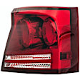 2007 Dodge Charger - Passenger Side Halogen Tail Light, Without bulb(s), Clear & Red Lens