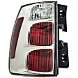 1611312 Passenger Side Halogen Tail Light, With bulb(s), Clear & Red Lens