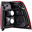 1611313 Driver Side Halogen Tail Light, Without bulb(s), Clear & Red Lens
