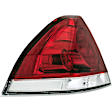 1611327 Driver Side Halogen Tail Light, With bulb(s), Clear & Red Lens