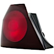 1611329 Driver Side Halogen Tail Light, With bulb(s), Red Lens