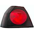 1611329 Driver Side Halogen Tail Light, With bulb(s), Red Lens