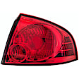 1611357 Passenger Side Halogen Tail Light, With bulb(s), Red Lens