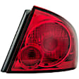 1611357 Passenger Side Halogen Tail Light, With bulb(s), Red Lens