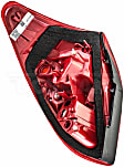 1611367 Passenger Side Halogen Tail Light, Without bulb(s), Clear & Red Lens