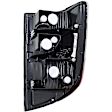 1611368 Driver Side Halogen Tail Light, Without bulb(s), Amber, Clear & Red Lens