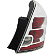 1611377 Passenger Side Halogen Tail Light, With bulb(s), Clear & Red Lens