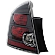 1611378 Driver Side Halogen Tail Light, With bulb(s), Clear & Red Lens