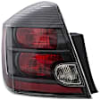 1611378 Driver Side Halogen Tail Light, With bulb(s), Clear & Red Lens