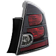 1611379 Passenger Side Halogen Tail Light, With bulb(s), Clear & Red Lens