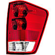 1611386 Passenger Side Halogen Tail Light, With bulb(s), Clear & Red Lens
